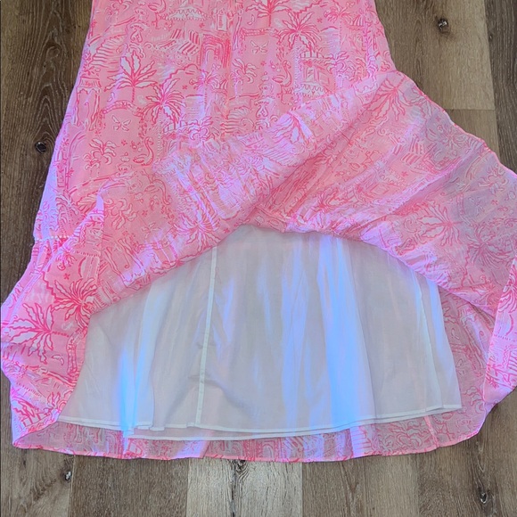 NWT originally $248 Lilly Pulitzer Rosalie Linen Maxi Dress Pennys Playground 2 - Picture 13 of 16